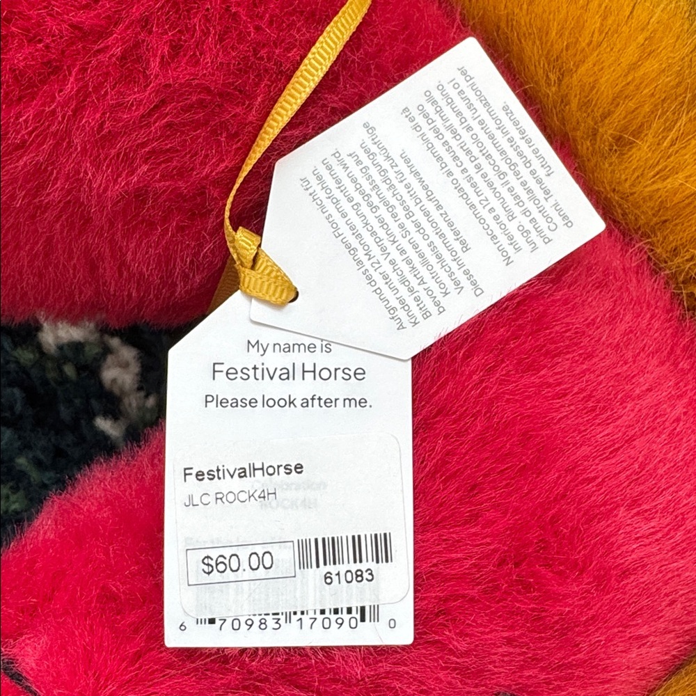 BNWT Jellycat Festival Horse - Picture 10 of 10